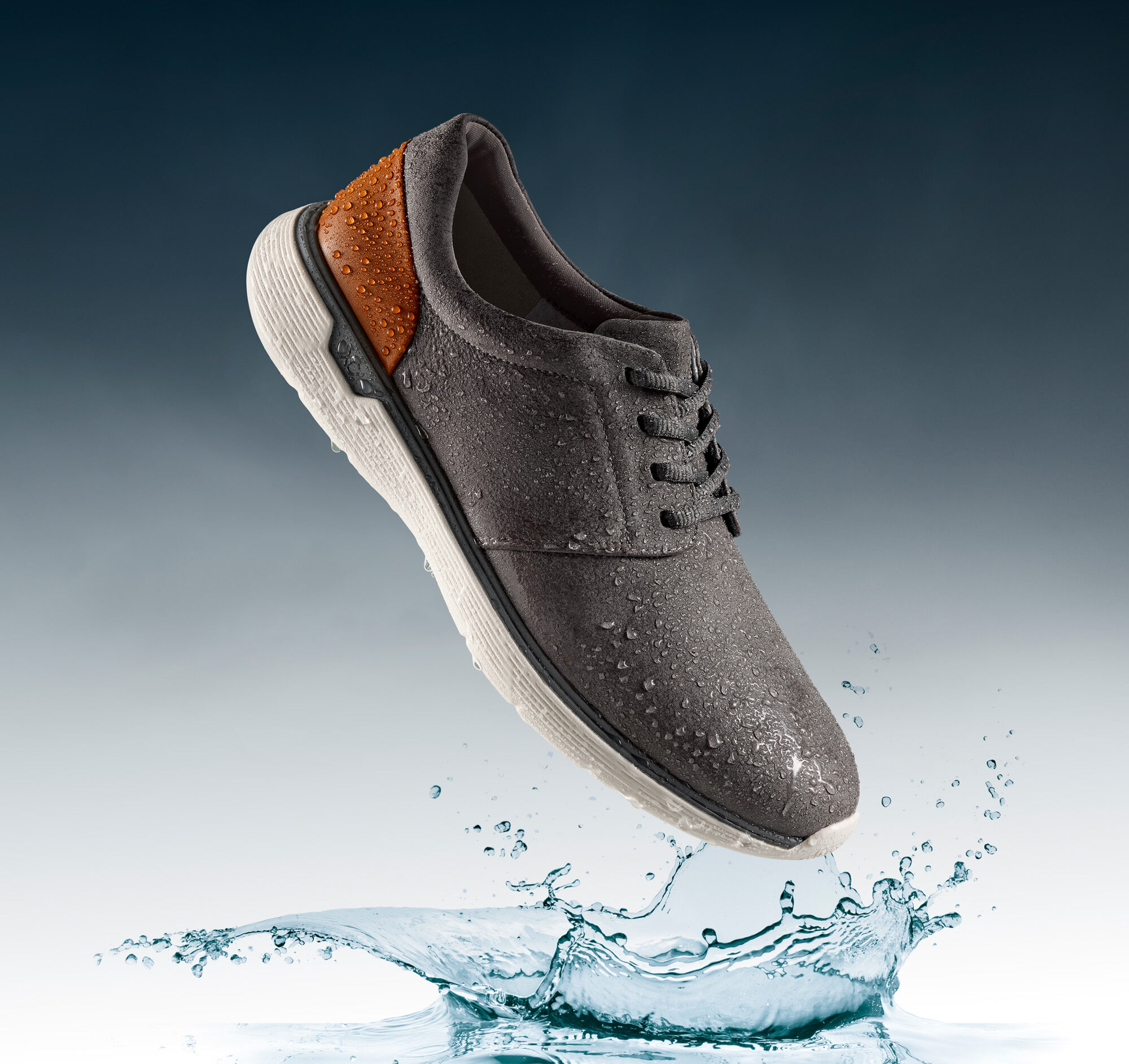 Men's XC4® Prentiss 2 Plain Toe in Gray Waterproof Tumbled Nubuck