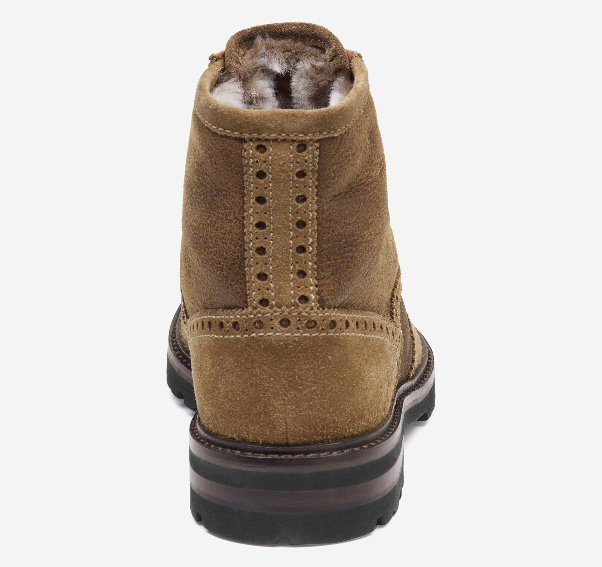 Britton Shearling Wingtip Boot