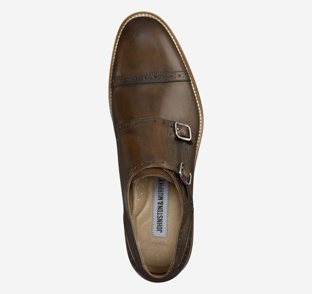 Conard Double Buckle Monk Strap image number null