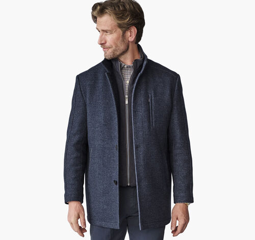 Upton Car Coat - Navy