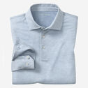 Herringbone Long-Sleeve Polo image number null