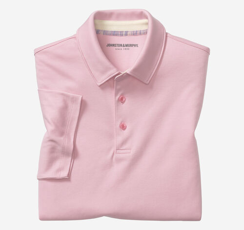 Liquid Cotton Polo - Pink