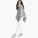 Reversible Faux-Fur Poncho image number null