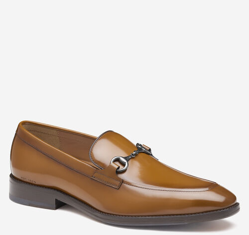 Sullivan Bit Loafer - Tan Italian Patent Calfskin