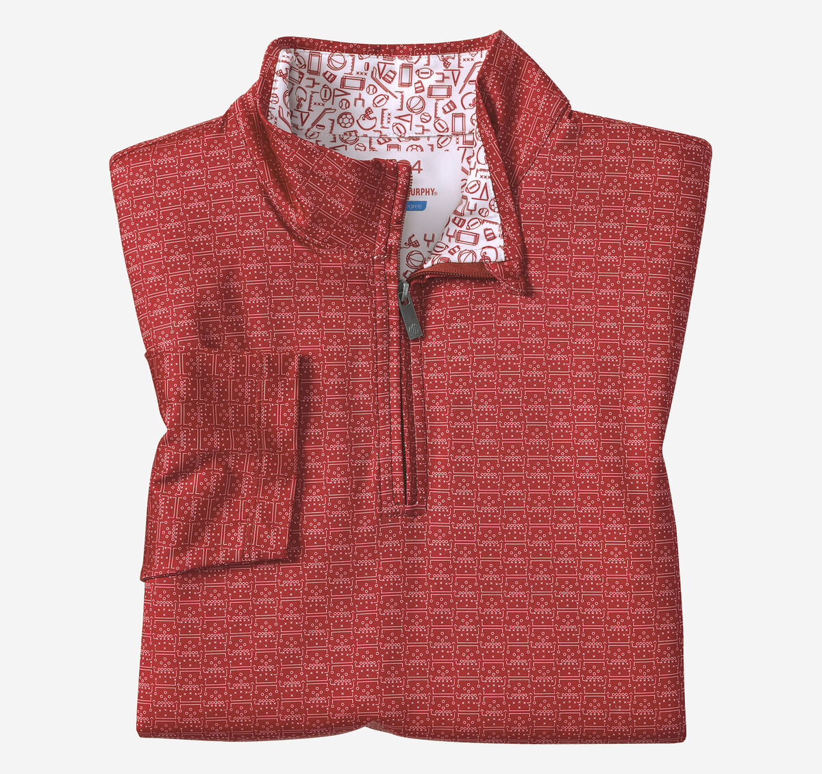 Game Day XC4&reg; Plays Print Quarter-Zip image number null