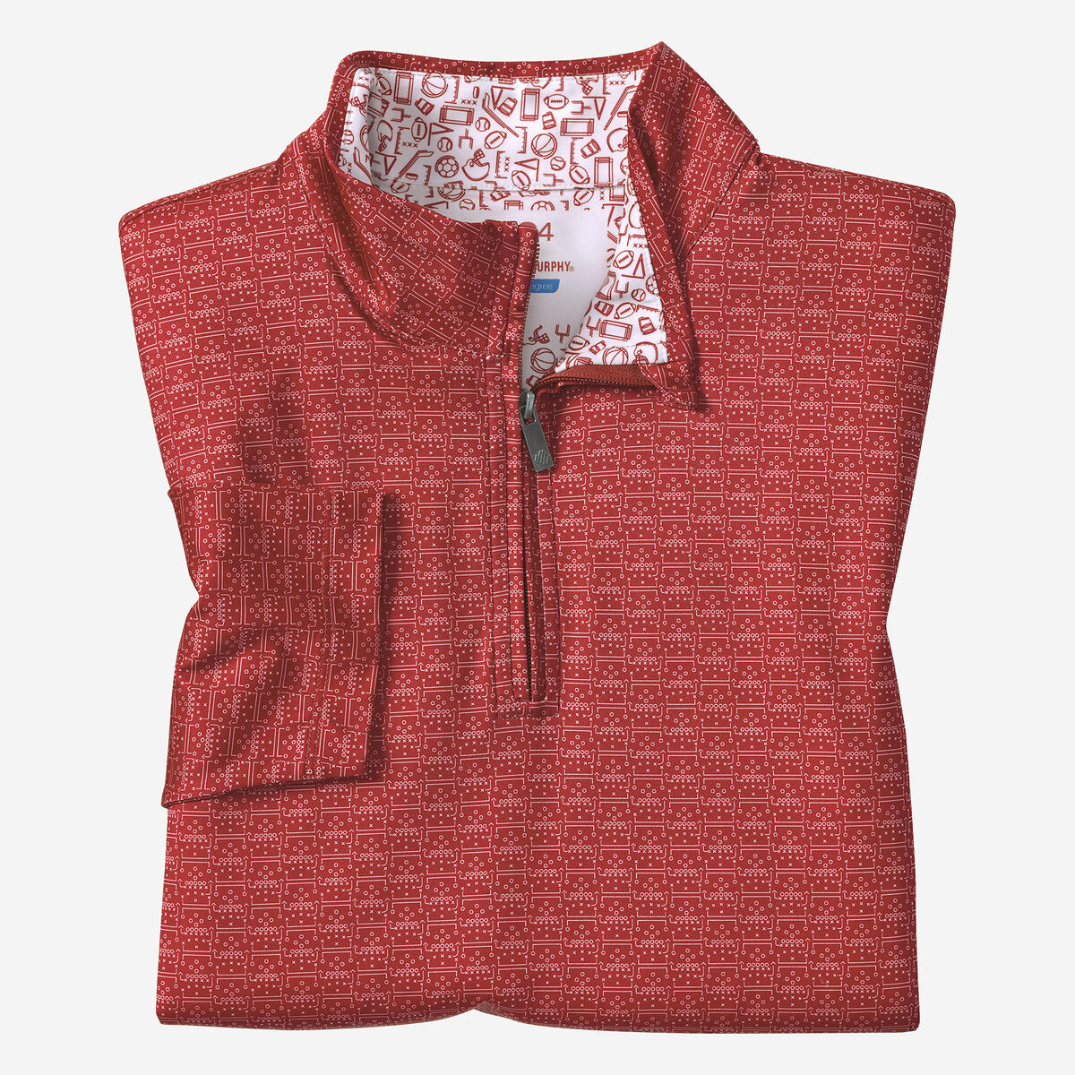 Game Day XC4® Plays Print Quarter-Zip image number null