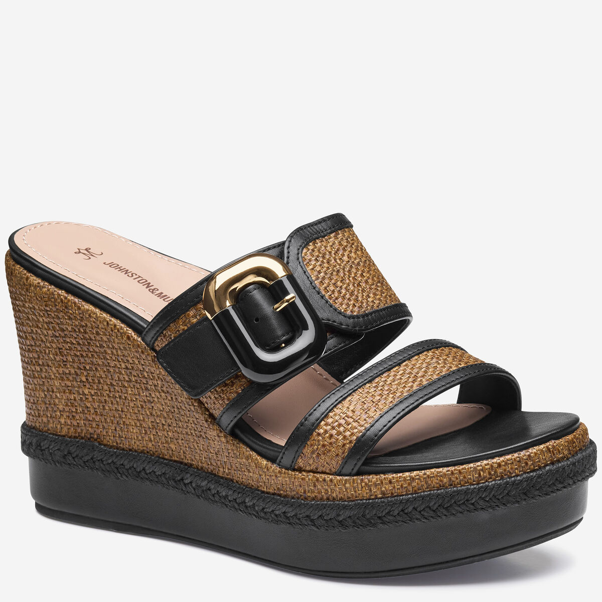 Addison Buckle-Strap Wedge image number null