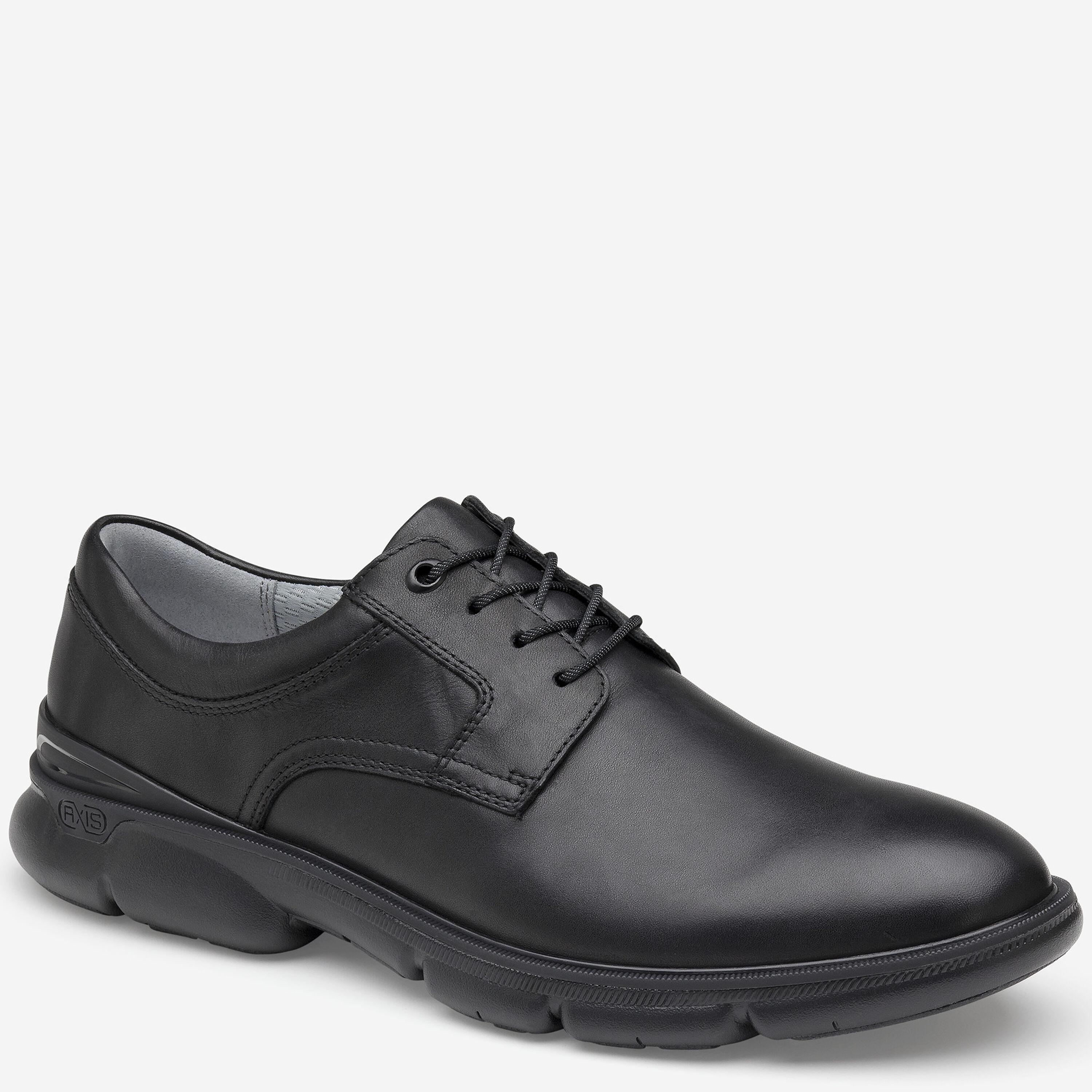 Johnston & Murphy XC4 Tanner Plain Toe Size 11.5 Black Knit/Full Grain Blue Nice Men main image 2