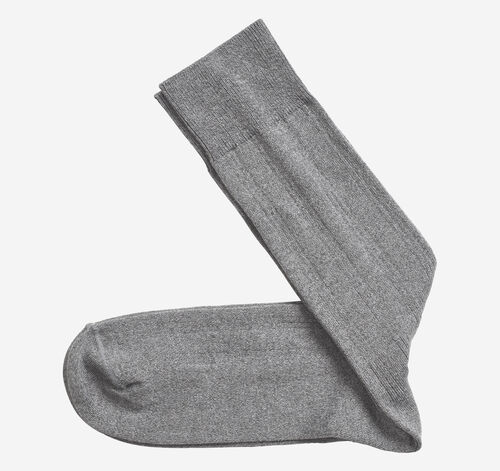 Ribbed Socks - Light Gray