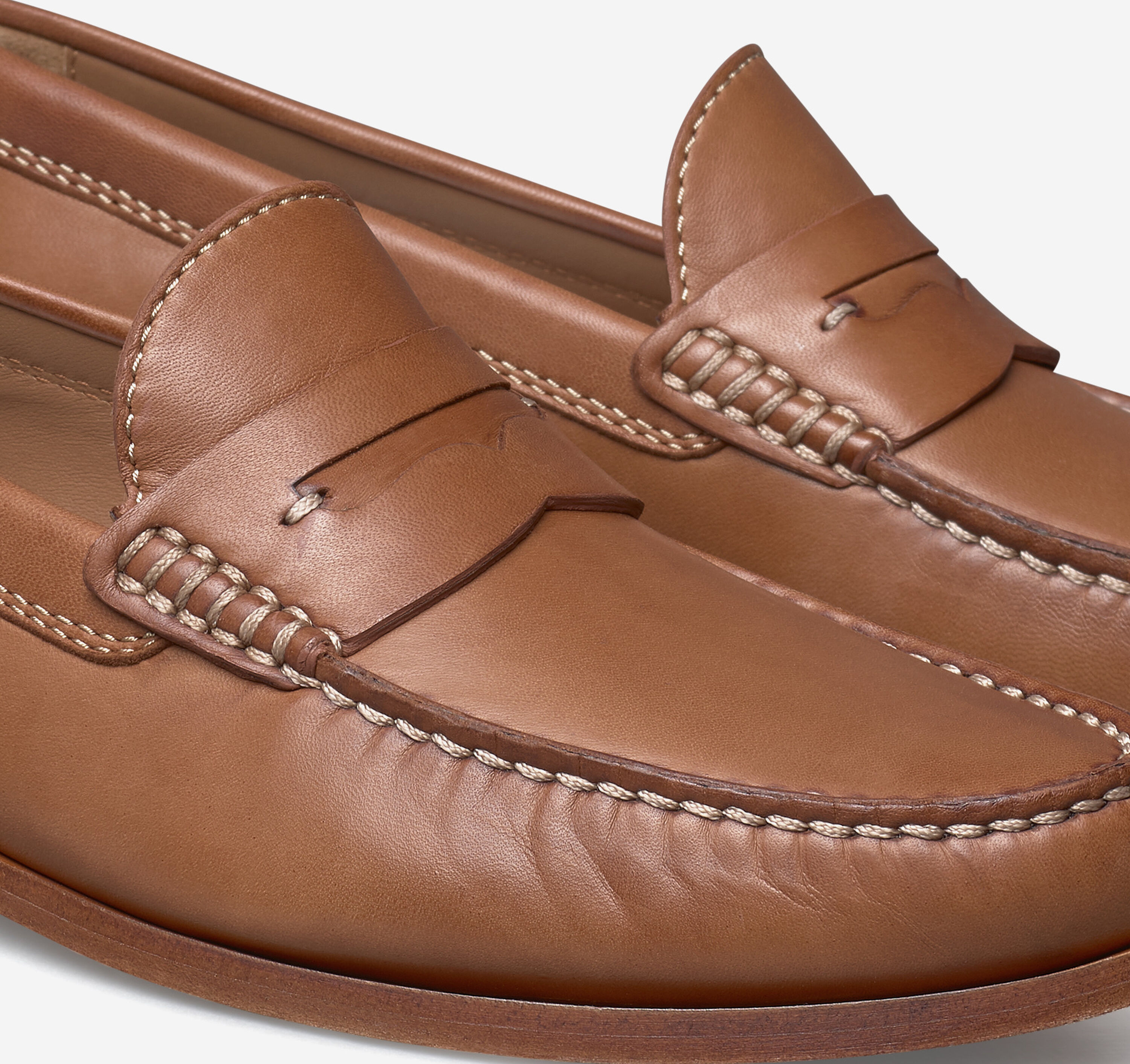 Johnston & Murphy Sheepskin Leather Penny Loafers Career Loafers Men main image 2