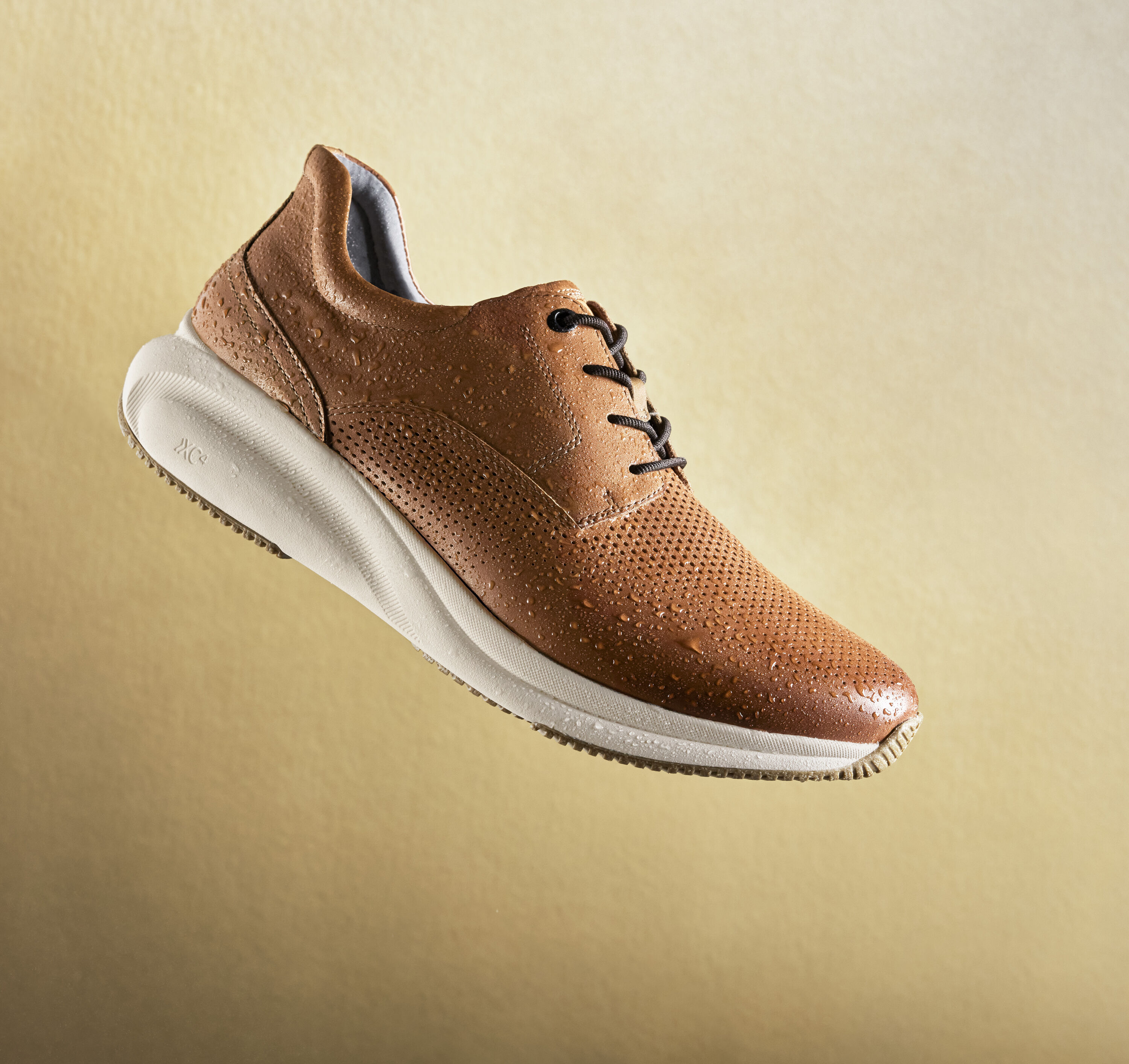Johnston & Murphy Men\'s Athletic Sneakers in Tan and Gray with Brown Accents Men main image 4