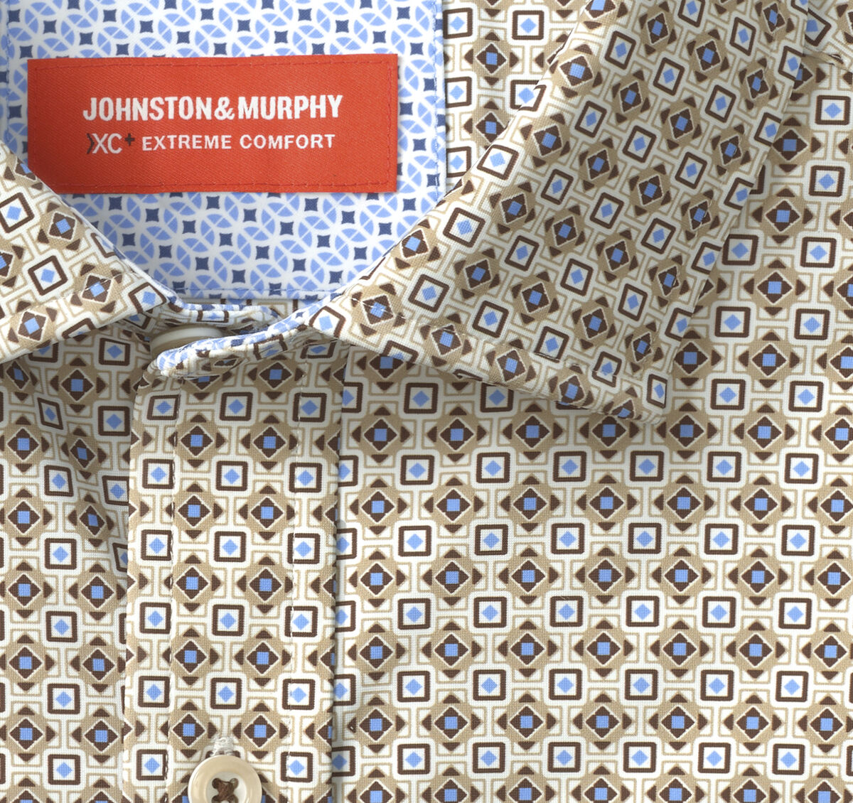 XC+&trade; Motion Long-Sleeve Print Knit Shirt image number null