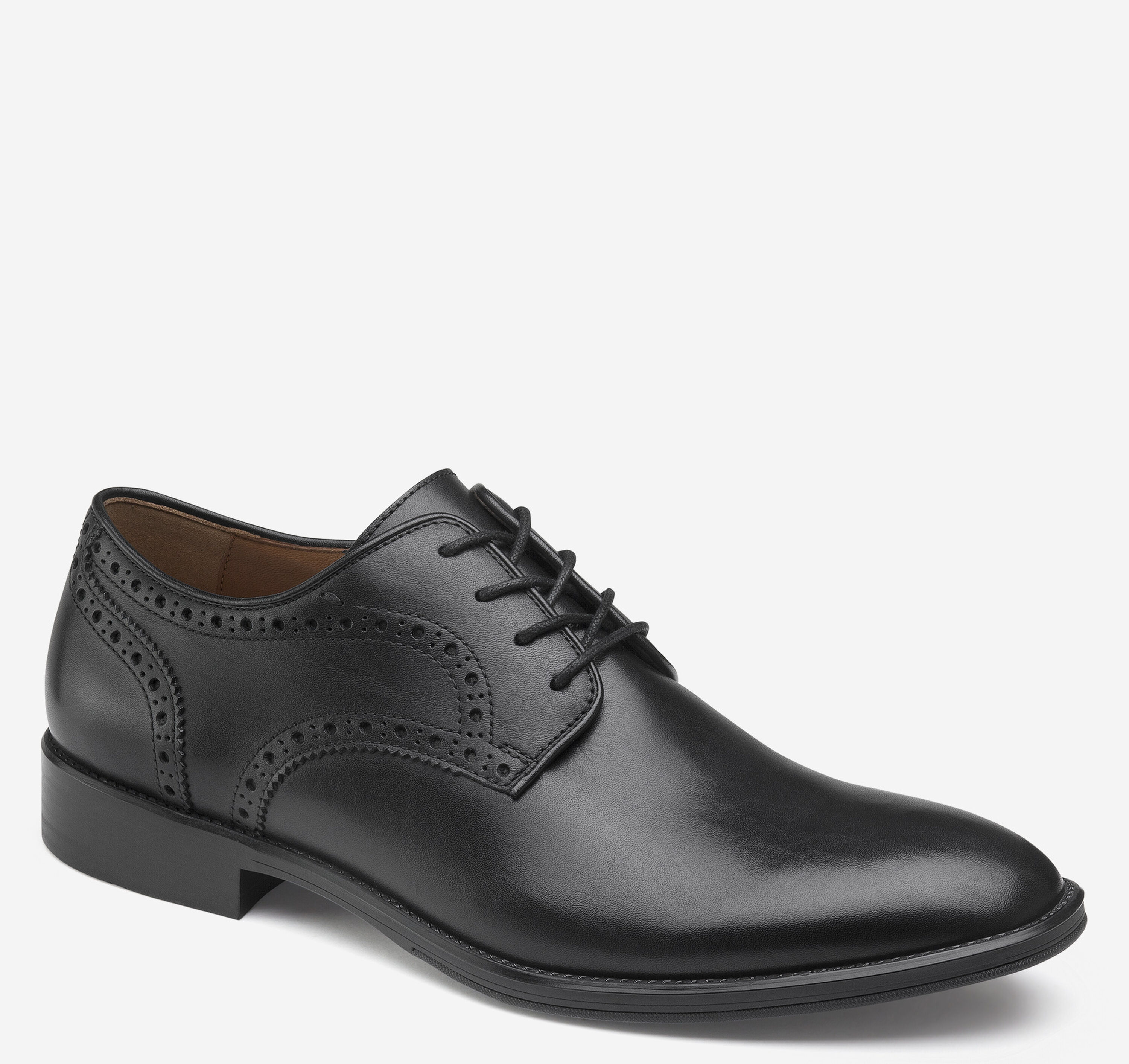 Johnston & Murphy Hennings Mens 11 M Dress Shoes Leather Black Plain Toe 20-4001 Men main image 3