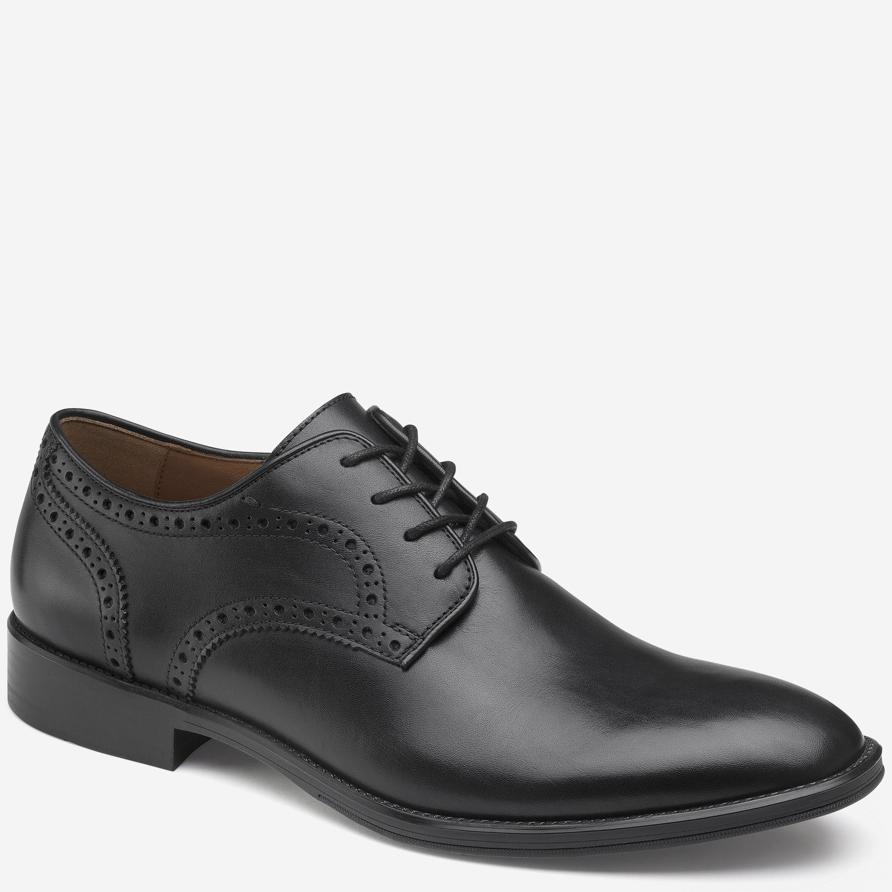 Like New + Box Johnston & Murphy Stockton Plain Toe Derby Leather Shoes  10.5 M Johnston & Murphy Johnston & Murphy Stockton Plain Toe Shoes  main image 3