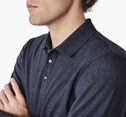 Quincy Ribbed Long-Sleeve Polo image number null