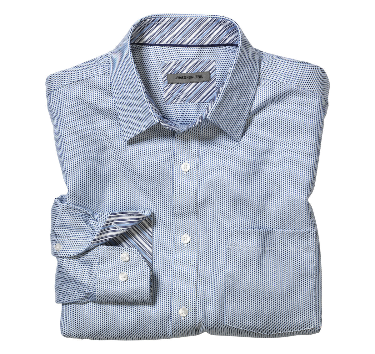 Tailored Fit Diagonal Neat Shirt image number null