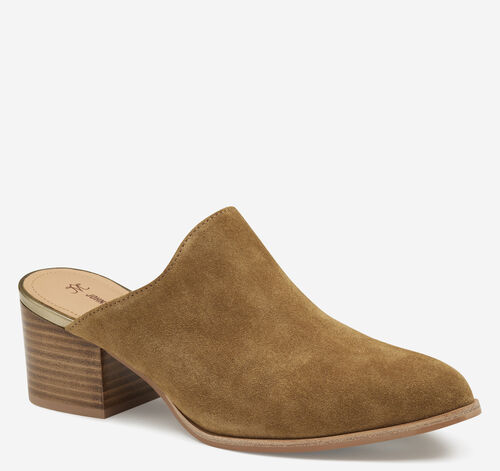 Trista Mule - Whiskey Suede