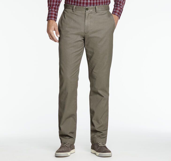 Slim Fit Garment Washed Chinos | Johnston & Murphy