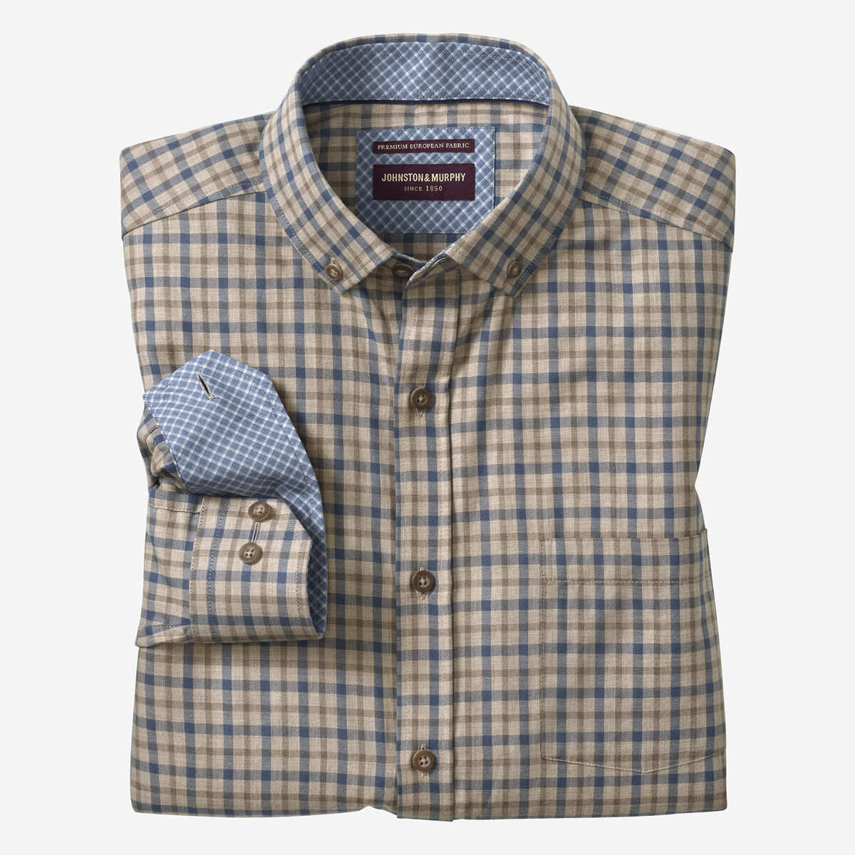 Heathered Woven Shirt image number null