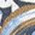 Logan Printed Long-Sleeve Shirt - Blue/Brown Large Medallion