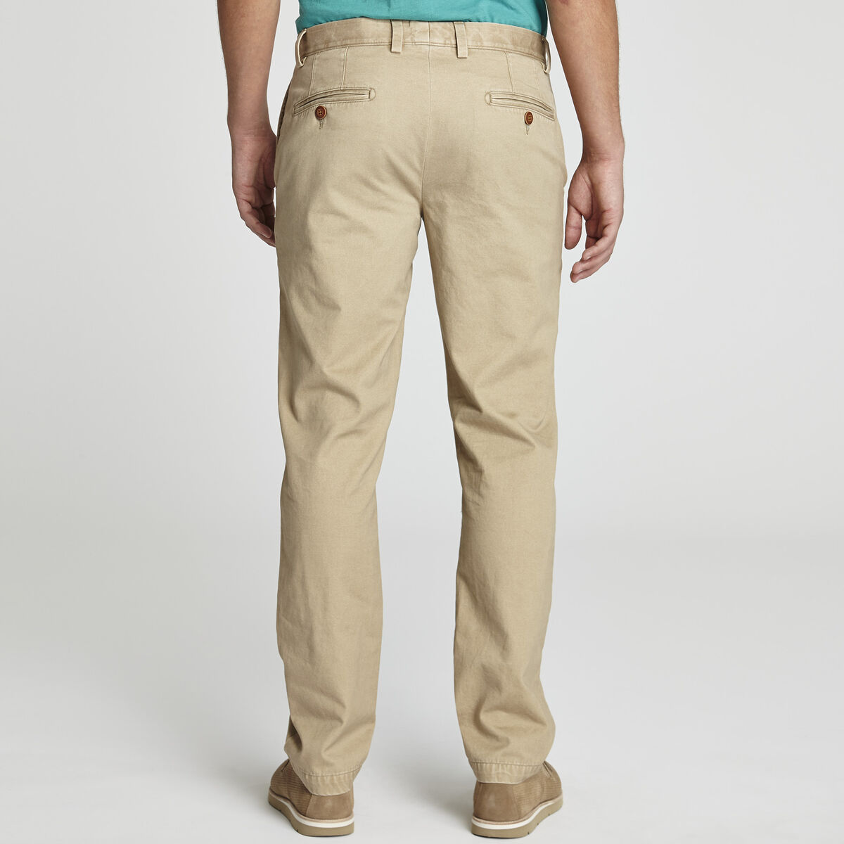 Slim Fit Garment Washed Chinos image number null