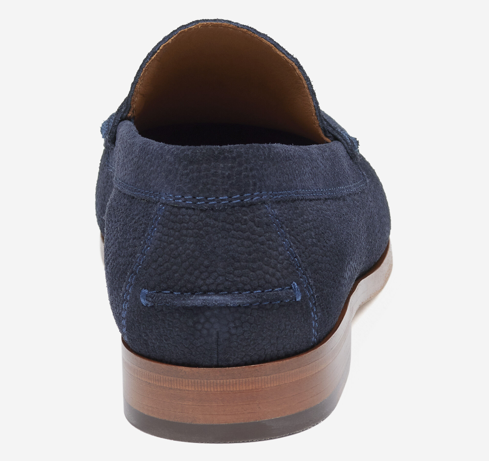 Men's Baldwin Penny Loafer in Navy English Suede | Johnston & Murphy