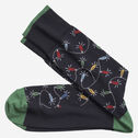 Pima Cotton Holiday-Themed Socks image number null