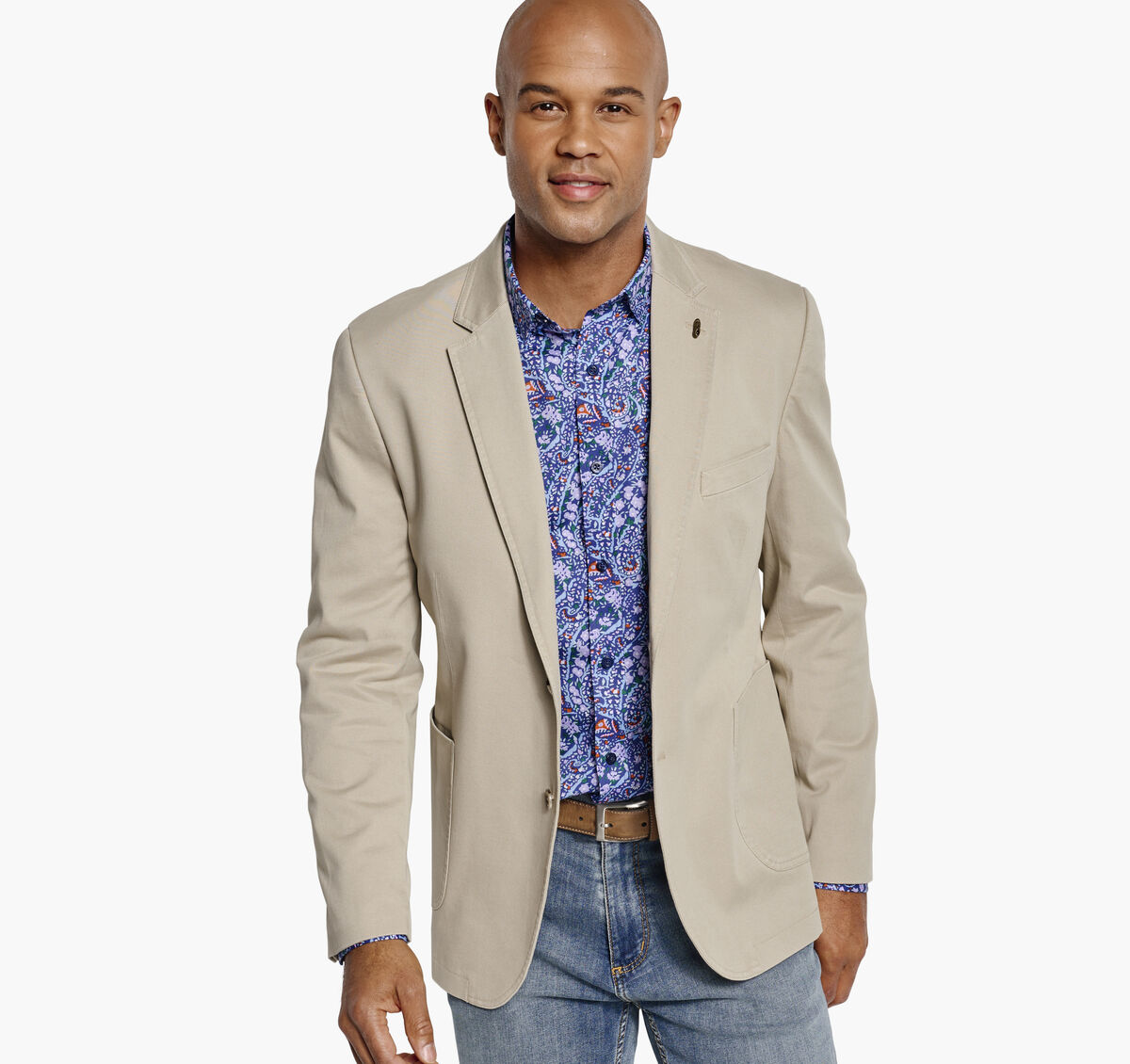 Washed Cotton Blazer image number null