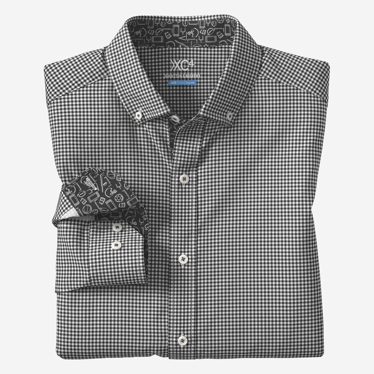 Game Day XC4® Long-Sleeve Gingham Shirt image number null