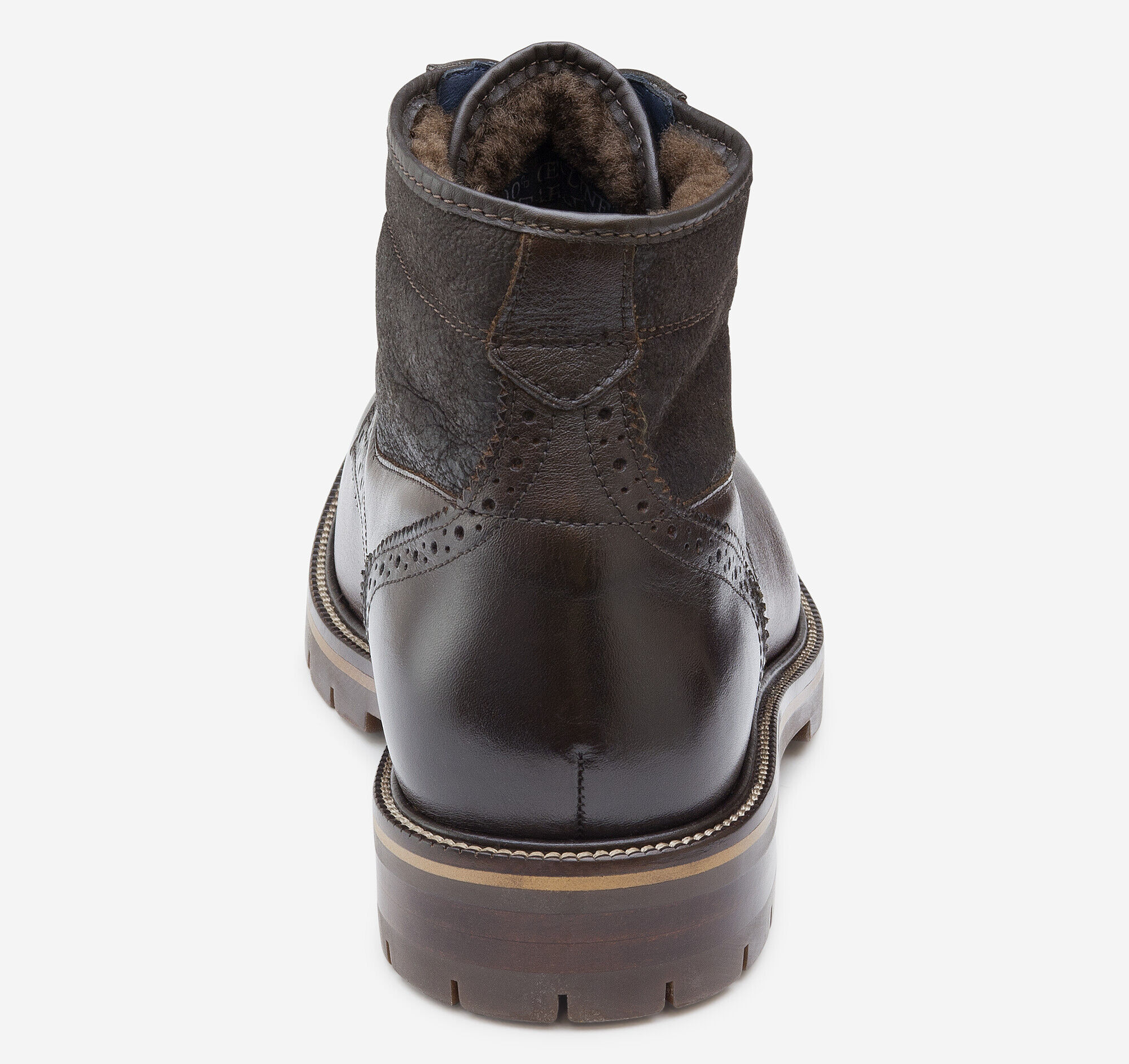 johnston murphy shearling boots