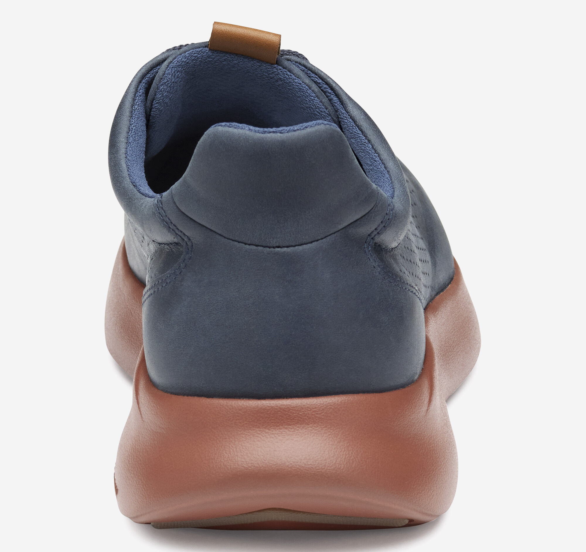 Men's Amherst 2.0 Embossed U-Throat in Navy Oiled Full Grain