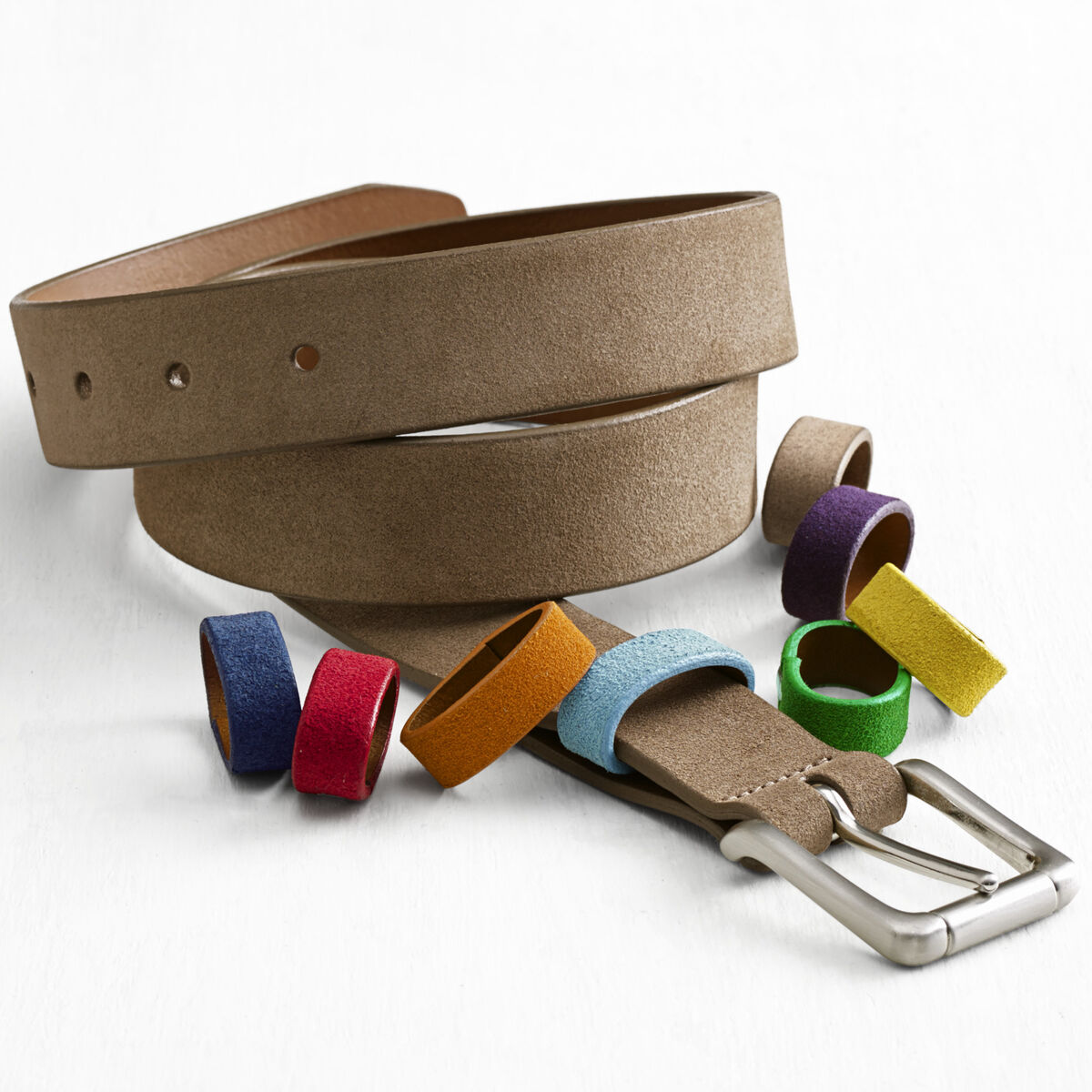 Multi Loop Belts Suede Multi-Loop Belt