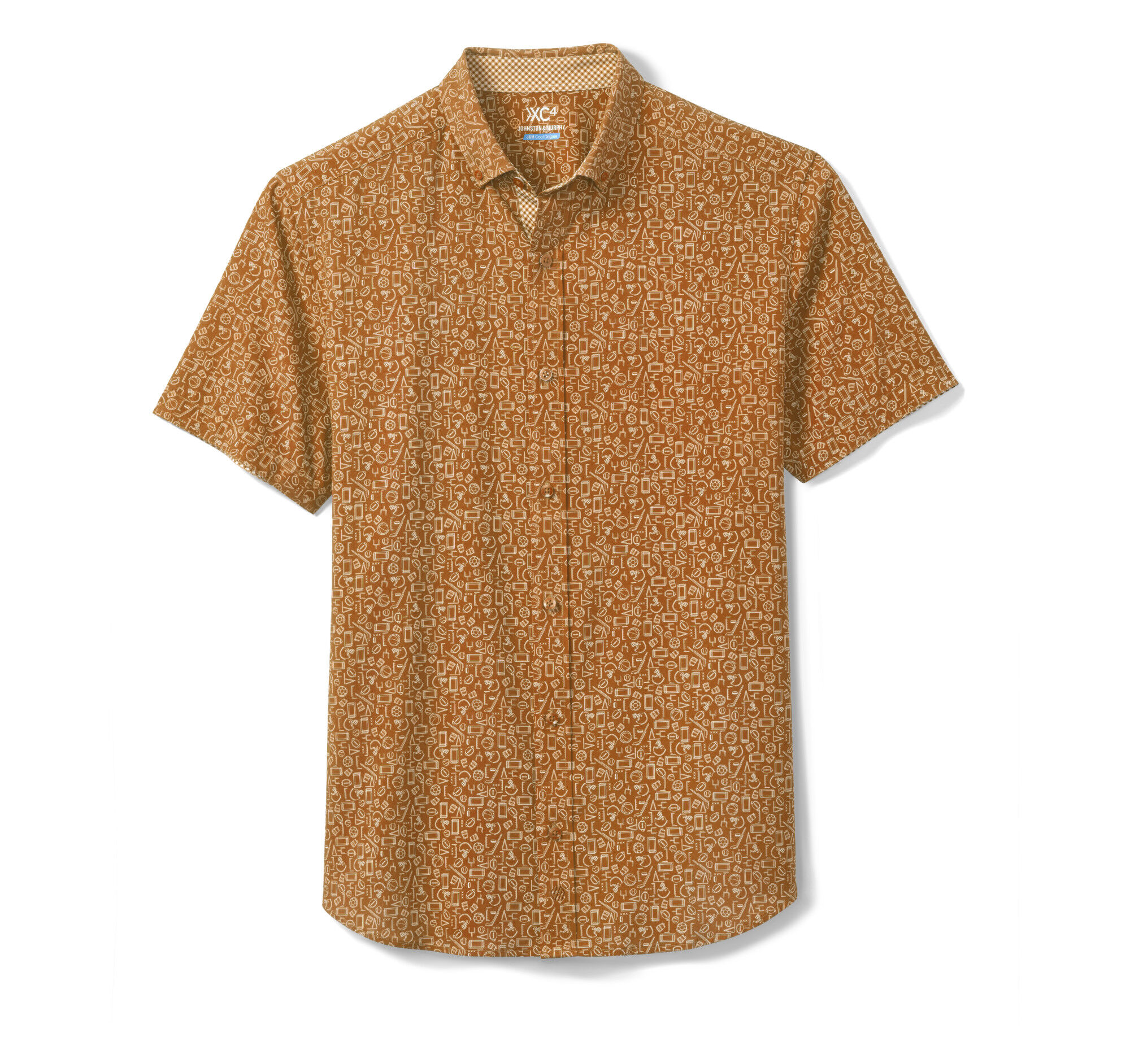 Men's Game Day XC4® Short-Sleeve Multi-Sport Print Shirt