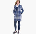Brushed Plaid Coat image number null
