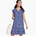 Cap-Sleeve Floral Dress image number null