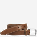 Topstitched Leather Belt image number null