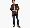 Plush Bibbed Blazer image number null