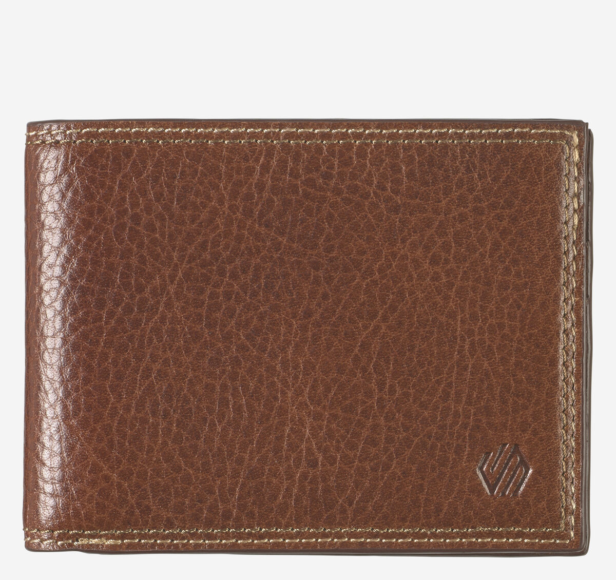 Double Contrast Stitch Billfold Wallet image number null