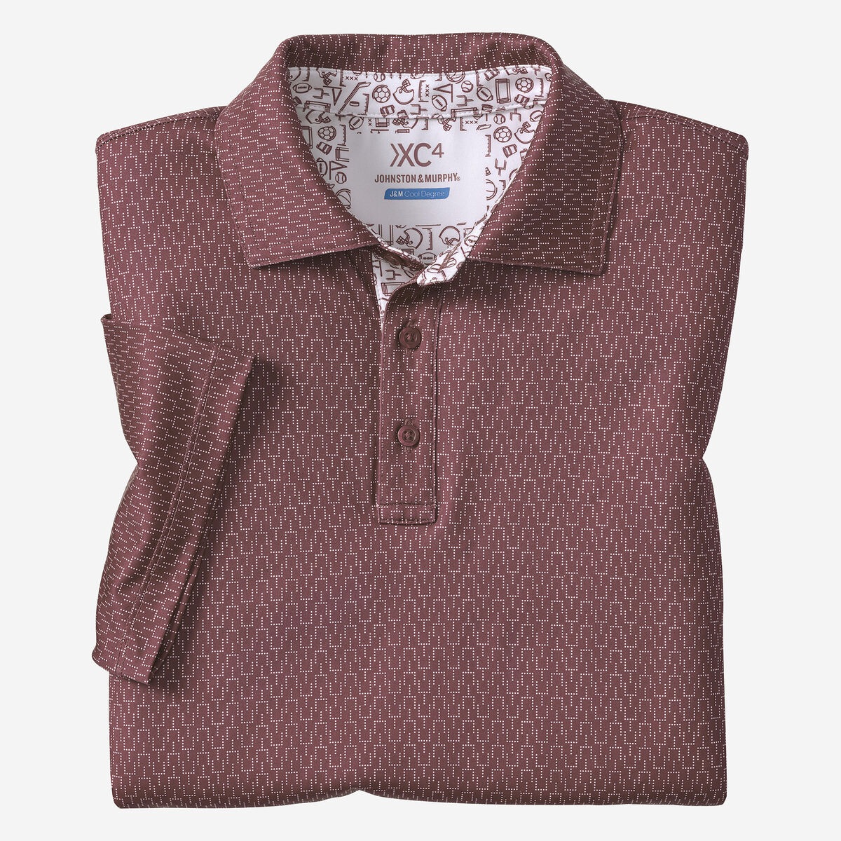 Game Day XC4® Goal Post Print Polo image number null