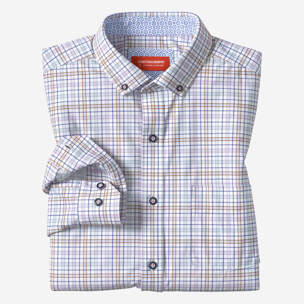 XC+&trade; Motion Long-Sleeve Sport Knit Shirt image number null