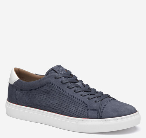 Luther Perfed Lace-to-Toe - Denim Italian Suede