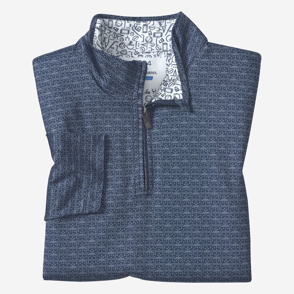 Game Day XC4® Plays Print Quarter-Zip image number null