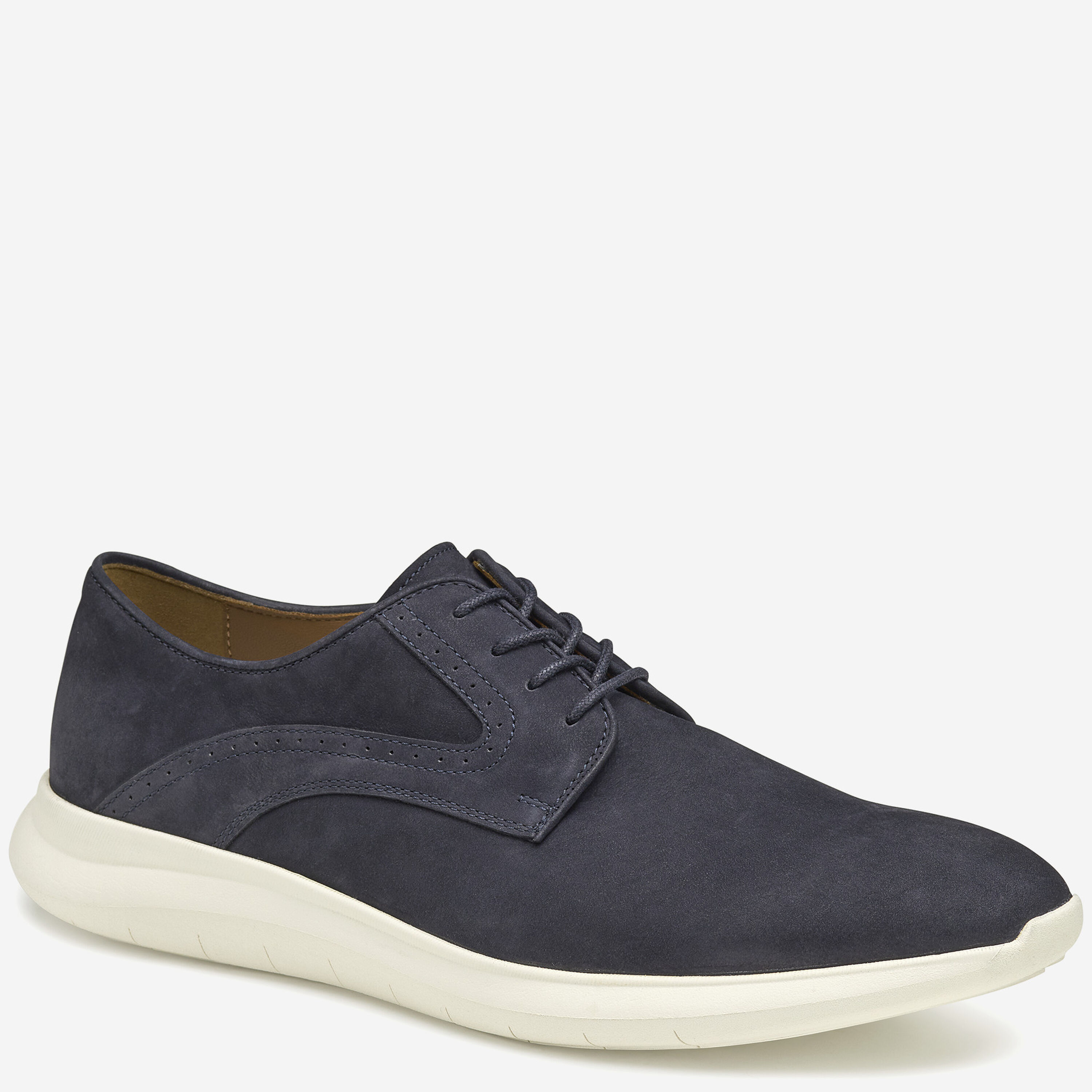 Johnston & Murphy Hennings Navy Nubuck Casual Dress Shoes Mens Size 13 Men main image 3