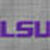 Collegiate XC+&trade; Gingham Polo - LSU - Black Shirt