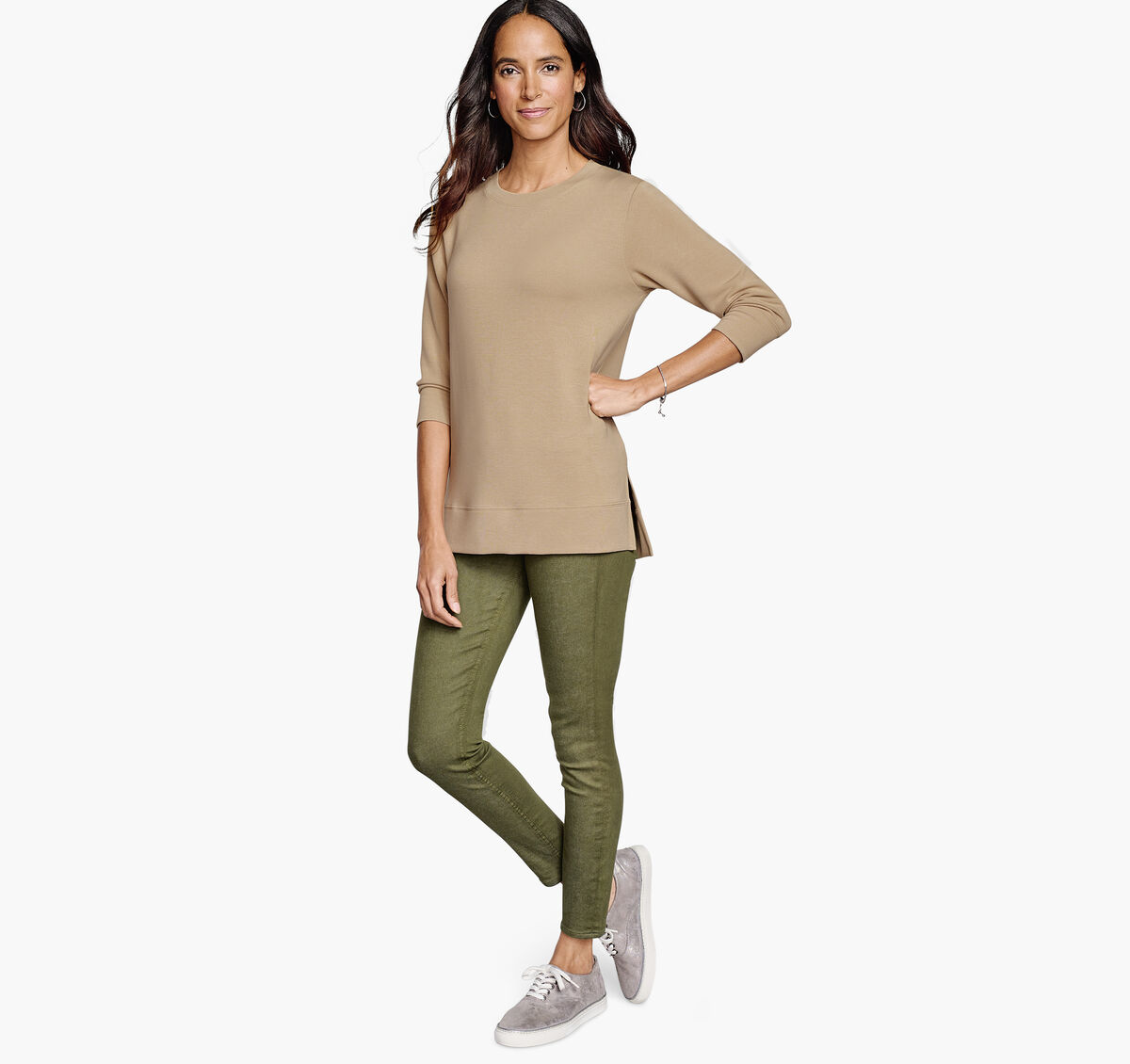 Side-Slit Pullover image number null