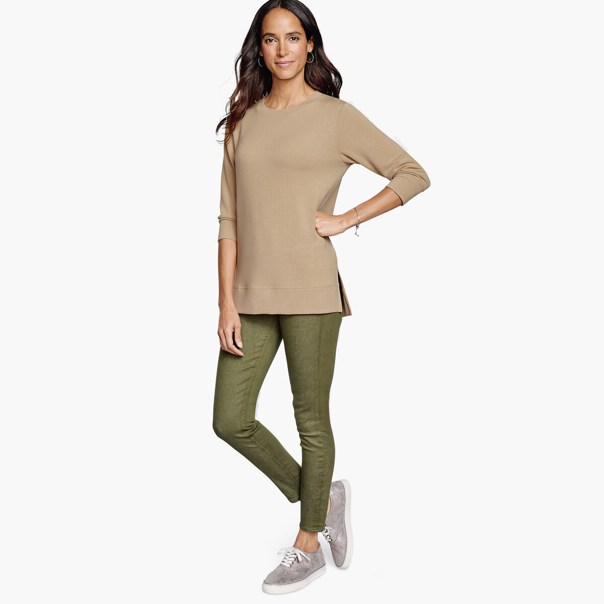 Side-Slit Pullover image number null