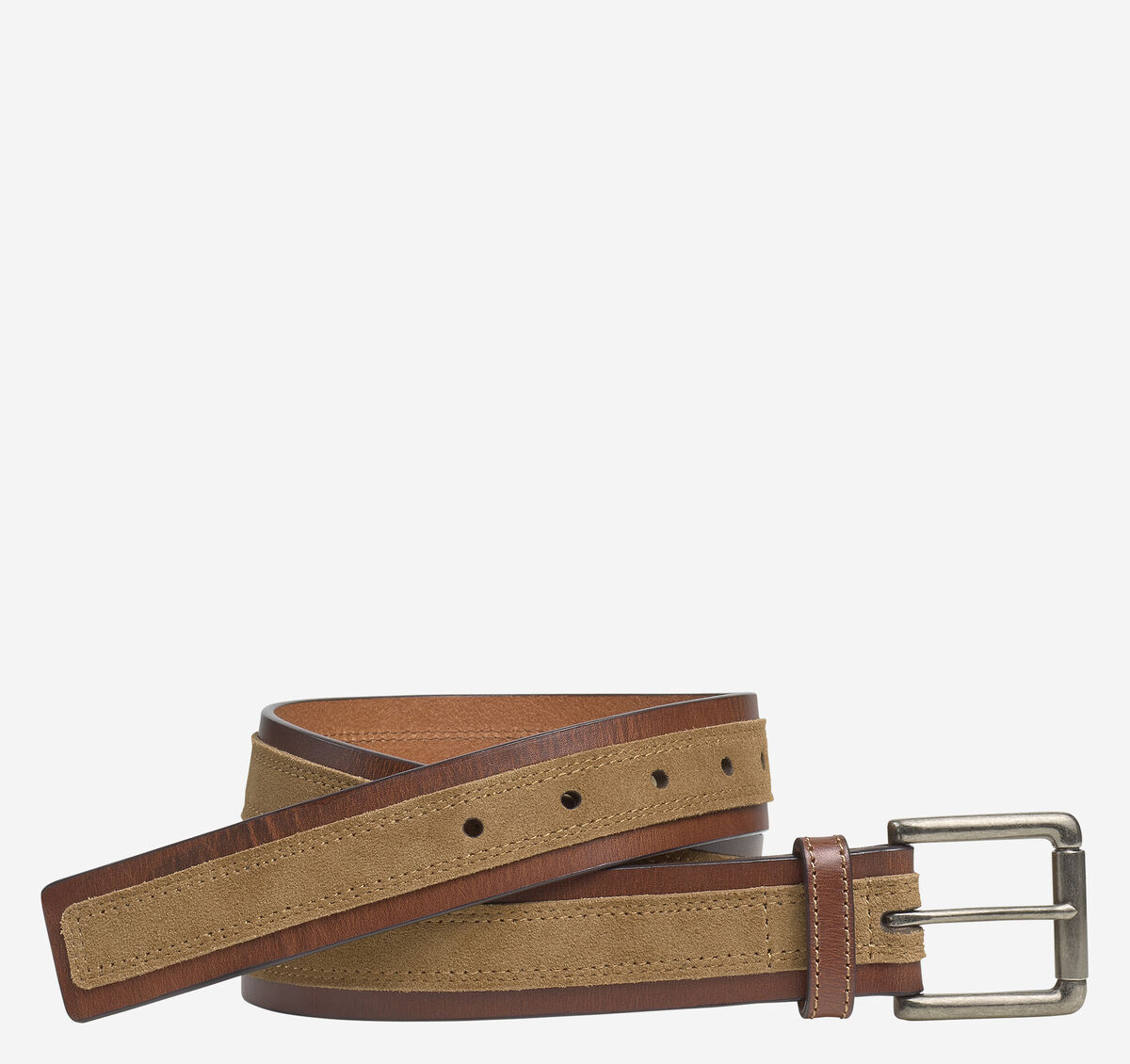 Suede Overlay Belt image number null