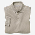 Vintage Slub Long-Sleeve Polo image number null