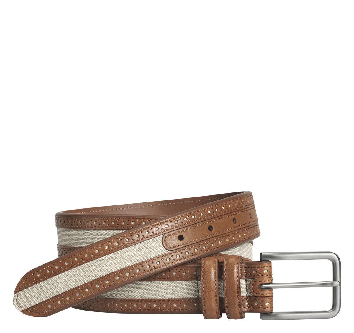 Linen Inlay Belt image number null