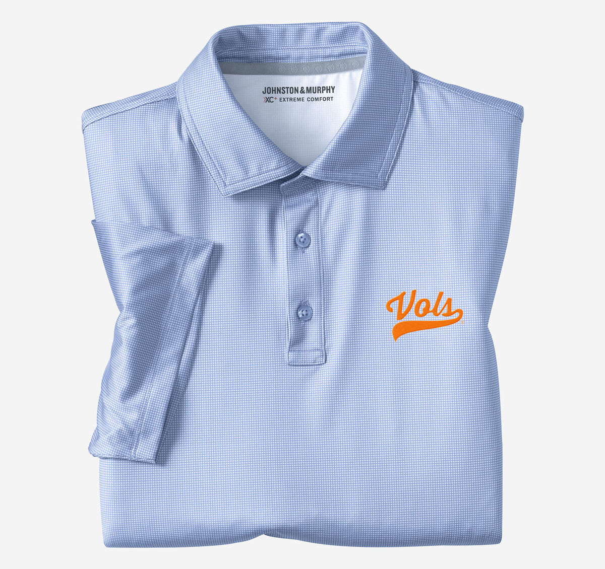 Collegiate XC+&trade; Gingham Polo image number null